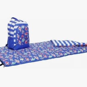 Kids Robot Backpack with matching sleeping bag
